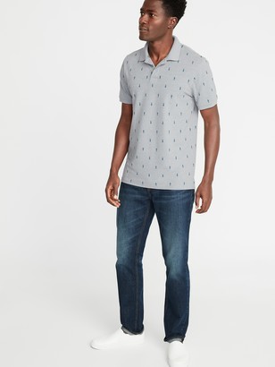 Old Navy Moisture-Wicking Printed Pro Polo for Men