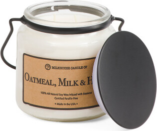 TJMAXX 16Oz Oatmeal Milk And Honey Scented Candle