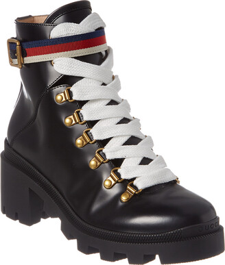 gucci sylvie web ankle boot