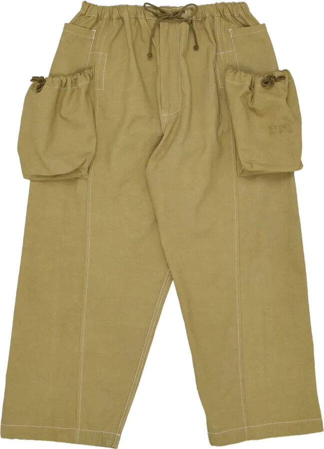 Story mfg. Salt drawstring trousers