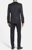 Thumbnail for your product : HUGO 'Aeron/Hamen - Super Black' Extra Trim Fit Wool Suit