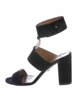 Thumbnail for your product : Aquazzura Suede Sandals Black