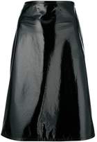 Helmut Lang fitted A-line skirt 