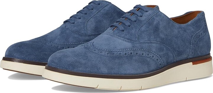 Allen Edmonds Carson Wing Oxford Shoes Men's Shoes Denim Suede