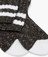 Thumbnail for your product : Raey Striped Melange Cotton-blend Socks
