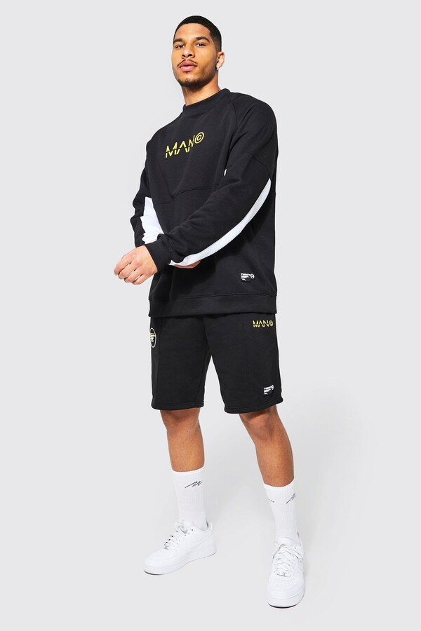 Tracksuit Boohoo Tennis Jumper Kids Tracksuit Black Boohoo
