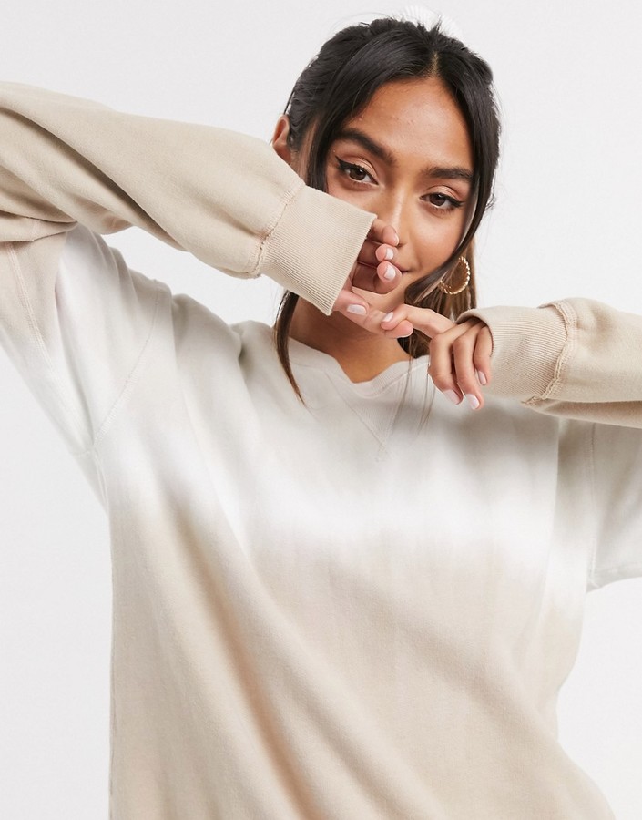 abercrombie colorblock sweatshirt