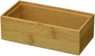 Lipper 8180S Bamboo 3-by-6-Inch Stackable Organization Box, Set of 2