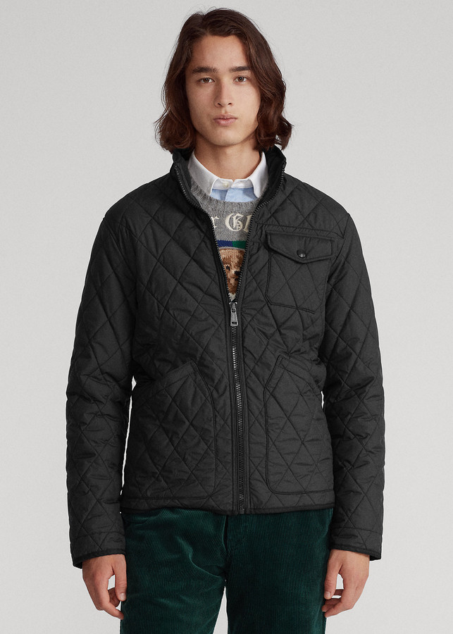 polo ralph lauren quilted jacket mens