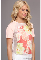 Thumbnail for your product : Aryn K Floral Short Sleeve Top