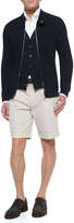 Thumbnail for your product : Brunello Cucinelli Woven Pleated Shorts, Oatmeal