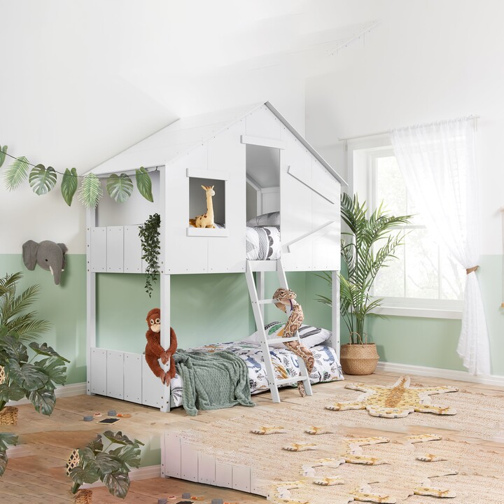 Dunelm Safari Bunk Bed White ShopStyle