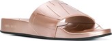 Thumbnail for your product : Jimmy Choo Rey debossed logo slides