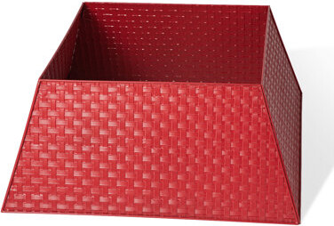 Glitzhome Christmas Trapezoid Weave Tree Collar