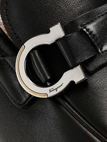 Thumbnail for your product : Ferragamo Side Buckle Leather Loafers