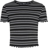 Thumbnail for your product : New Look Girls Stripe Frill T-Shirt