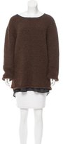 Thumbnail for your product : Hache Oversize Alpaca-Blend Sweater
