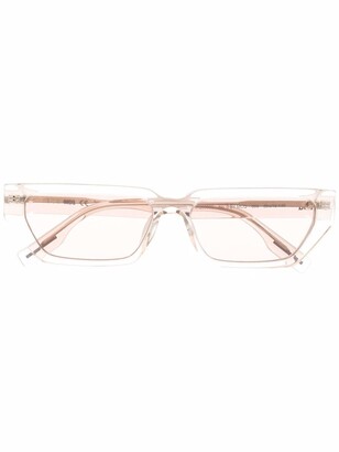 McQ Transparent-Frame Sunglasses