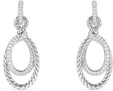 Thumbnail for your product : David Yurman Continuance Drop Earrings with Diamonds