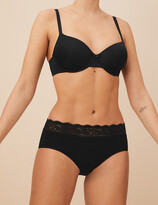 Thumbnail for your product : Marks and Spencer 5pk Cotton Lycra® & Lace Midi Knickers