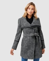 Thumbnail for your product : Forever New Nat Salt And Pepper Coat