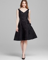 Thumbnail for your product : Kate Spade Rose Print Jacquard Dress