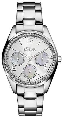 S'Oliver Women's Quartz Watch Analogue Display and Stainless Steel Strap SO-3063-MM