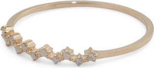 TJMAXX 14Kt Gold Petite Diamond Band Ring, Diamond/Gold