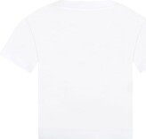 Thumbnail for your product : Simonetta White T-shirt For Girl With Logo