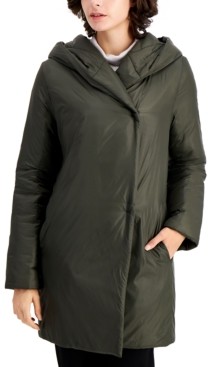 Eileen fisher hooded shawl collar coat Clearance