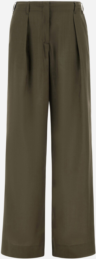Herno Trousers In Tropical Wool