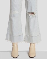 Thumbnail for your product : 7 For All Mankind Ultra High Rise Cropped Jo in Rainy Blue