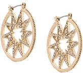 Marchesa Notte star hoop earrings 