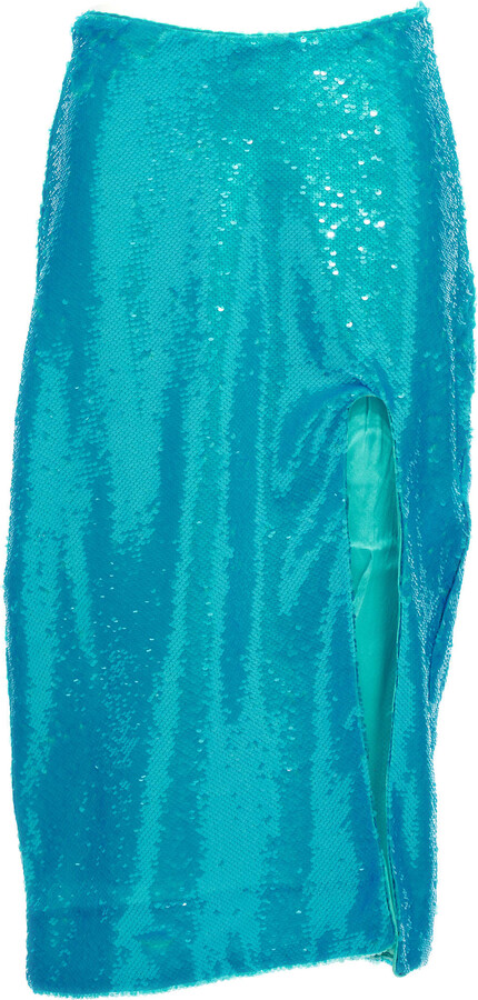 Ganni Sequin Midi Skirt