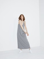 Thumbnail for your product : Raey Skinny-strap Cotton-jersey Dress - Grey