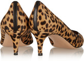 Thumbnail for your product : Gianvito Rossi Leopard-print calf hair pumps