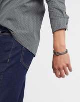 Thumbnail for your product : HUGO BOSS metal mesh bracelet in grey