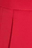 Thumbnail for your product : Versace Stretch-crepe Flared Pants - Tomato red