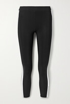 Thumbnail for your product : Moncler Cropped Two-tone Stretch Leggings