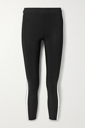 Moncler Cropped Two-tone Stretch Leggings
