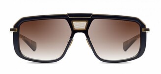 Dita Mach-eight - Matte Black / Yellow Gold / Black Rhodium Sunglasses