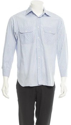 Billy Reid Gingham Button-up Shirt