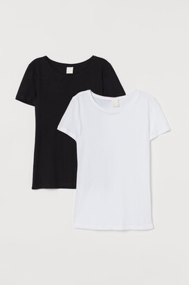 H&M Henley Shirt - Gray - Ladies - ShopStyle