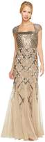 Thumbnail for your product : Adrianna Papell Cap Sleeve Bead Dress Women's Dress