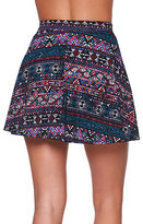Thumbnail for your product : LA Hearts Ethnic Span Skater Skirt