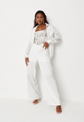 missguided white pants