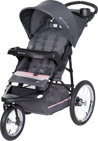 Baby Trend BabyTrendExpeditionJoggerStroller-Pink:SingleConfiguration,50lbCapacity,EVATires,Metal/Plastic/Polyester