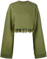 Thumbnail for your product : FENTY PUMA by Rihanna Fenty cropped sweatshirt