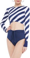 Thumbnail for your product : Duskii Belted High-rise Bikini Briefs