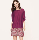 Thumbnail for your product : LOFT Sheer Paneled Sweater